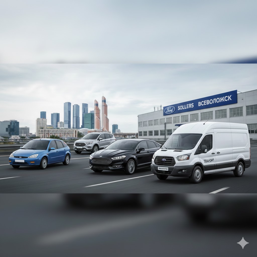 Модели Ford, официально продававшиеся в России: Обзор истории и популярности